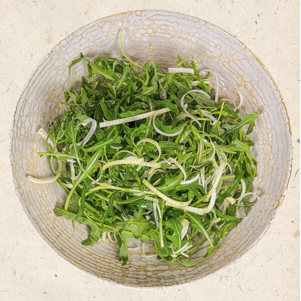 Salată rucola și praz
