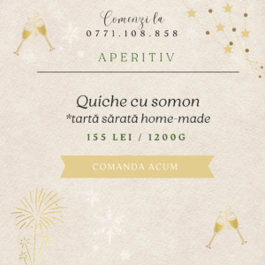 Quiche cu somon