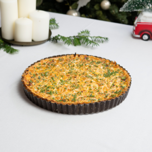 Quiche (tartă sărată) cu varză călită